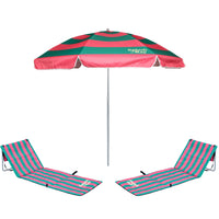 Parallel Palms Back-Beach Mat Bundle Deal