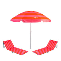 Parallel Palms Back-Beach Mat Bundle Deal