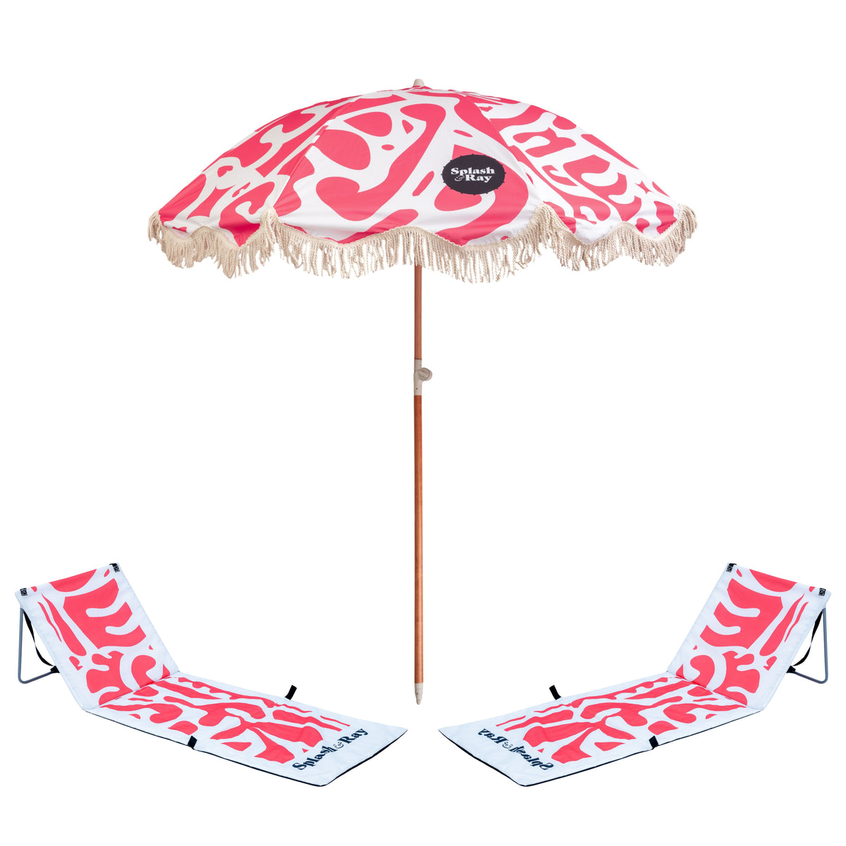 Matte Beach Collection Coastal Cuts Back-Beach Mat Bundle – Splash & Ray
