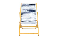 Bohemia Wooden Deckchair - Dots Large