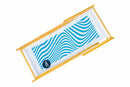Ebb and Flow Wooden Deckchair - Blue