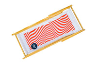 Ebb and Flow Wooden Deckchair -  Red