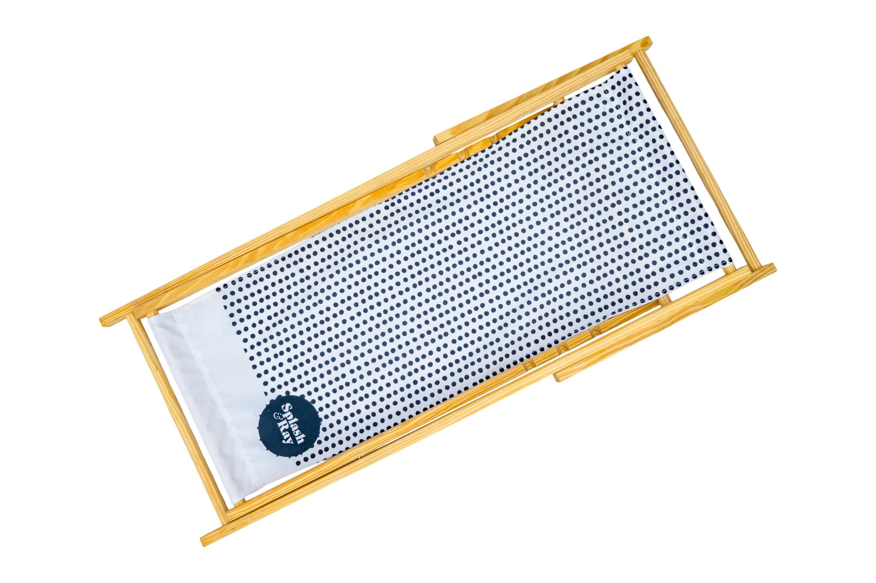 Bohemia Wooden Deckchair - Dots Small