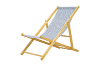 Bohemia Wooden Deckchair - Dots Small