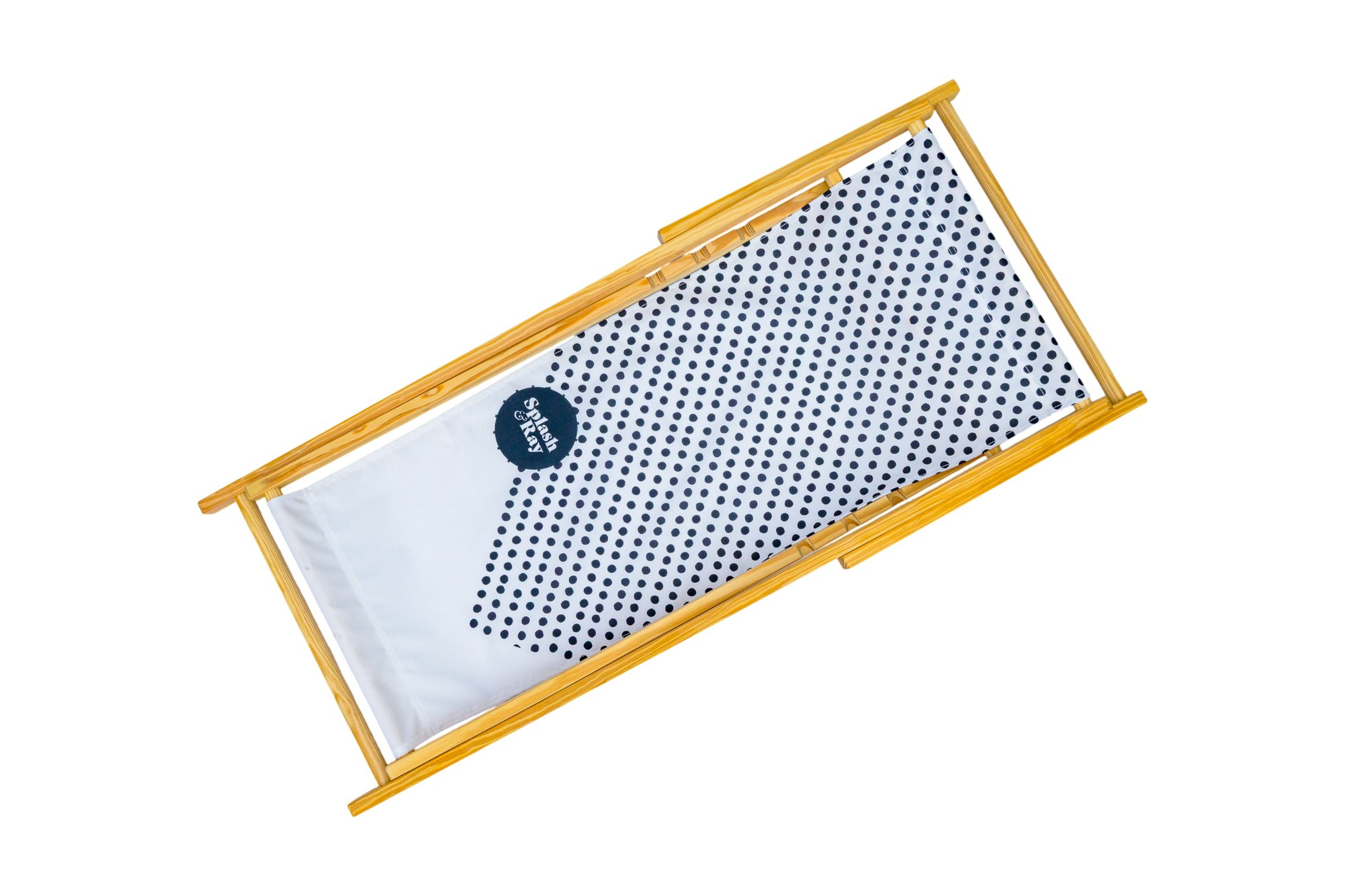 Bohemia Wooden Deckchair - Dots Diagonal