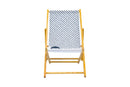 Bohemia Wooden Deckchair - Dots Diagonal