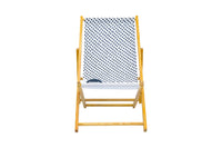 Bohemia Wooden Deckchair - Dots Diagonal