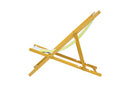 Ebb and Flow Wooden Deckchair - Yellow