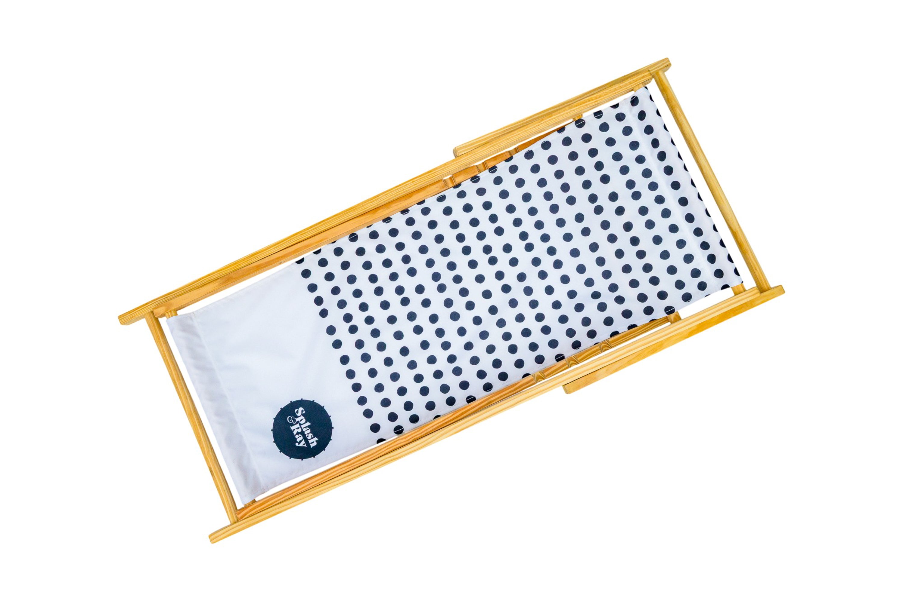 Bohemia Wooden Deckchair - Dots Large