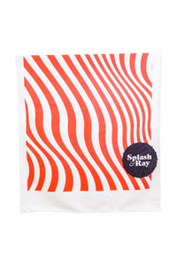 Ebb and Flow Towel - Red