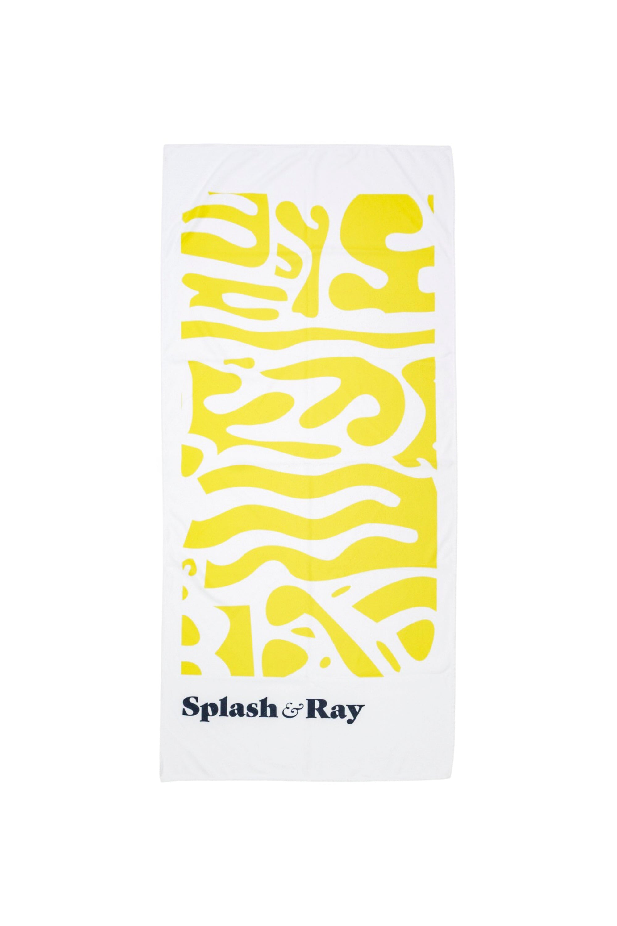 Coastal Cuts Towel - Yellow