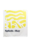 Coastal Cuts Towel - Yellow