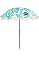 Coastal Cuts Wooden Beach Parasol - Teal