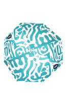 Coastal Cuts Wooden Beach Parasol - Teal