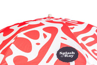 Coastal Cuts Wooden Beach Parasol - Pink