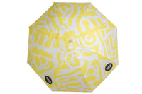 Coastal Cuts Wooden Beach Parasol - Yellow
