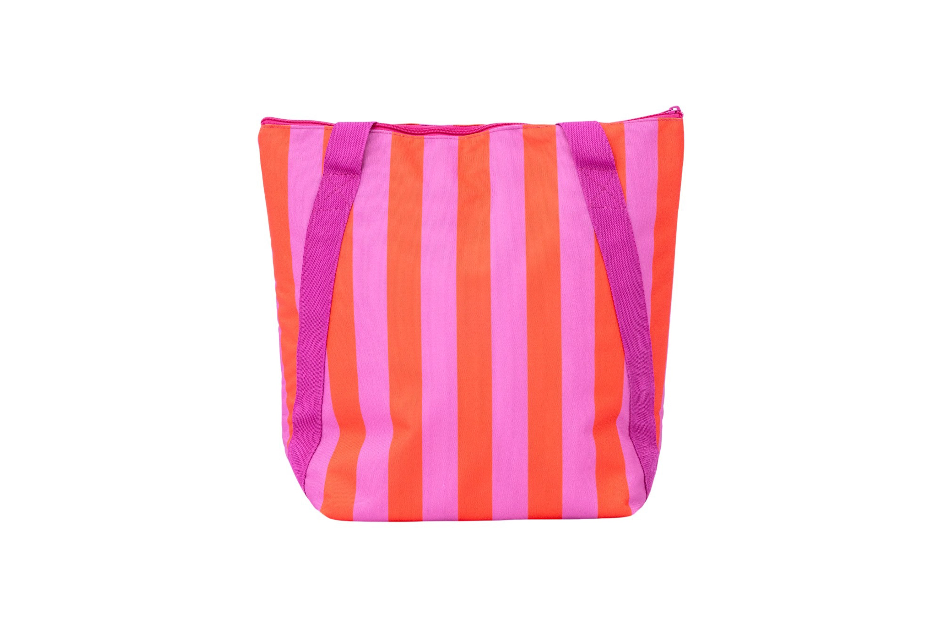 Parallel Palms Cooler - Red/Pink