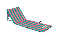 Parallel Palms Back-Beach Mat - Green/Pink