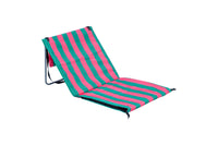Parallel Palms Back-Beach Mat - Green/Pink