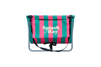 Parallel Palms Back-Beach Mat - Green/Pink