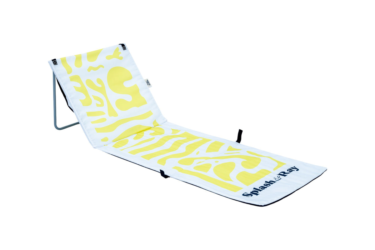 Splash Ray Coastal Cuts Back-Beach Mat - Yellow – Splash & Ray