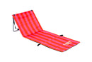 Parallel Palms Back-Beach Mat - Red/Pink