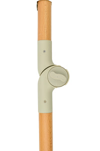 Coastal Cuts Wooden Beach Parasol - Pink