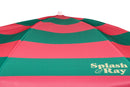 Parallel Palms 2.25 Umbrella - Green/Pink