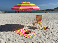 Parallel Palms 2.25 Umbrella - Yellow/Pink